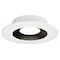 Maxim Lighting Crisp 5'' LED Recessed DownLight 3000K - Round, White/Black 87664WTBK - alternate 1